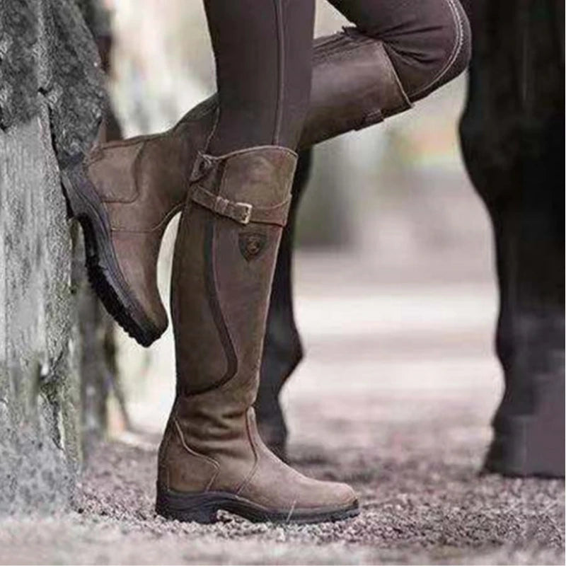 Knee High Suede Boots