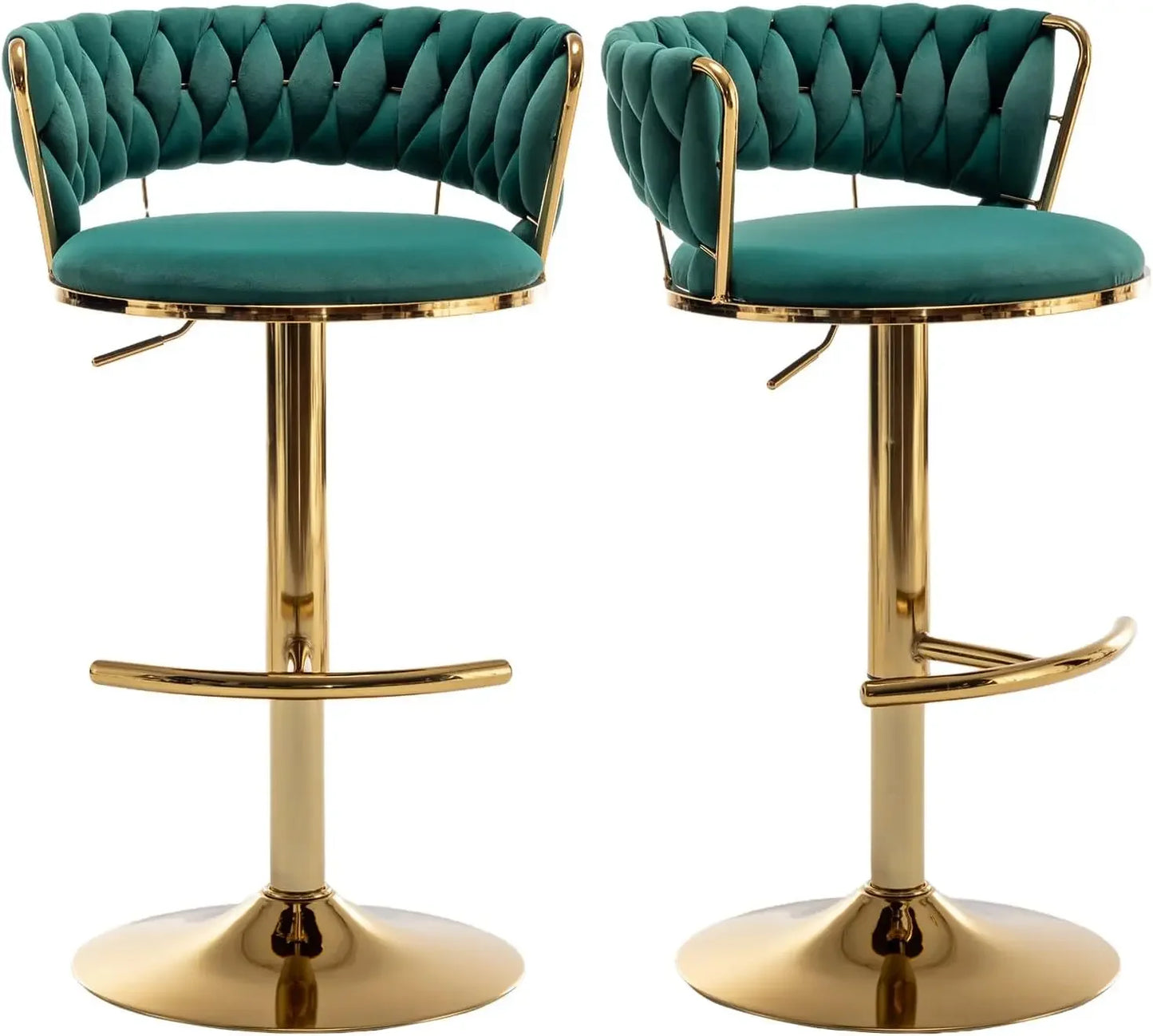 Classy Velvet Bar Stools - Set of 4