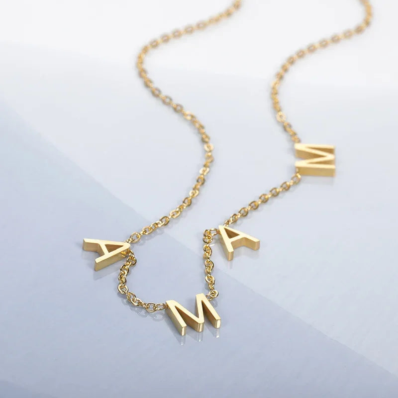 Elegant MAMA Charm Necklace