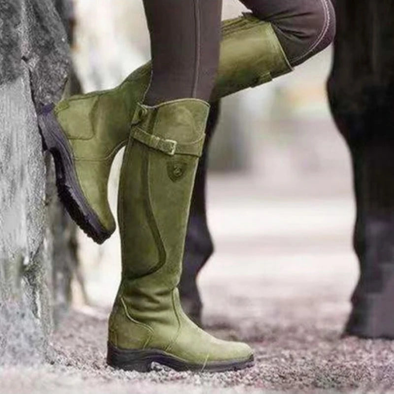 Knee High Suede Boots