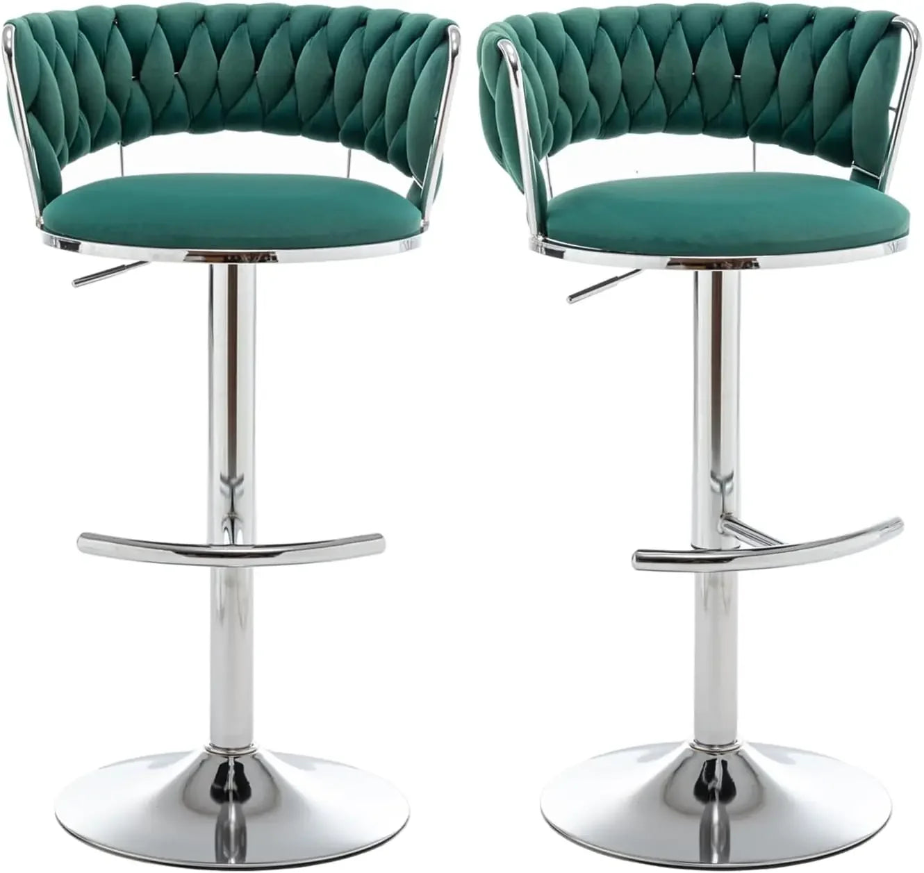 Classy Velvet Bar Stools - Set of 4