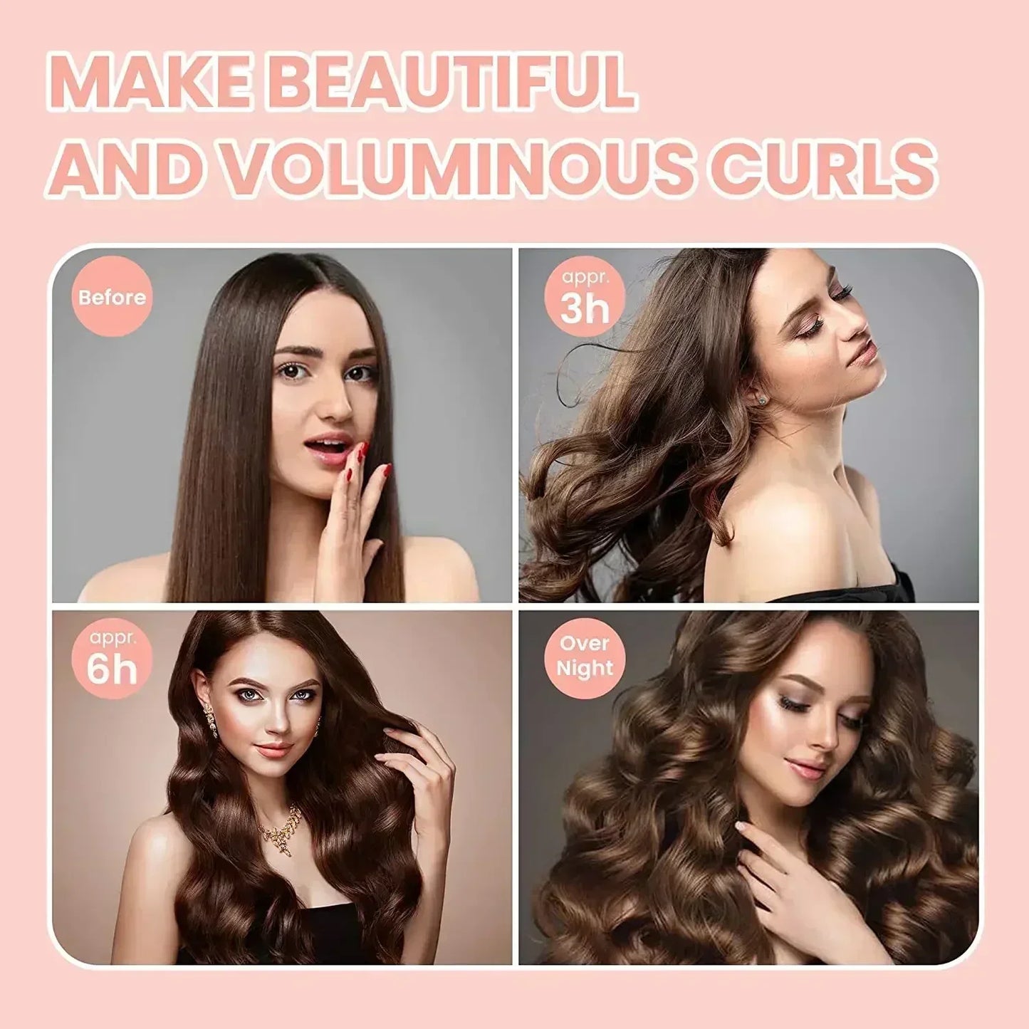 Heatless Hair Curlers